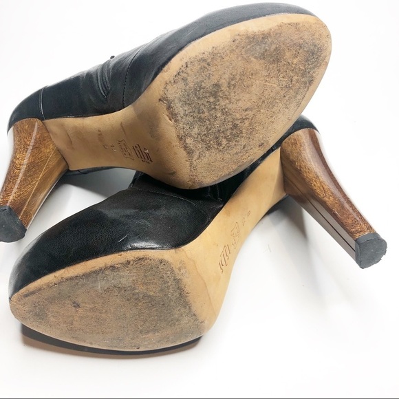 Tibi | Platform Leather Heels - Picture 7 of 7